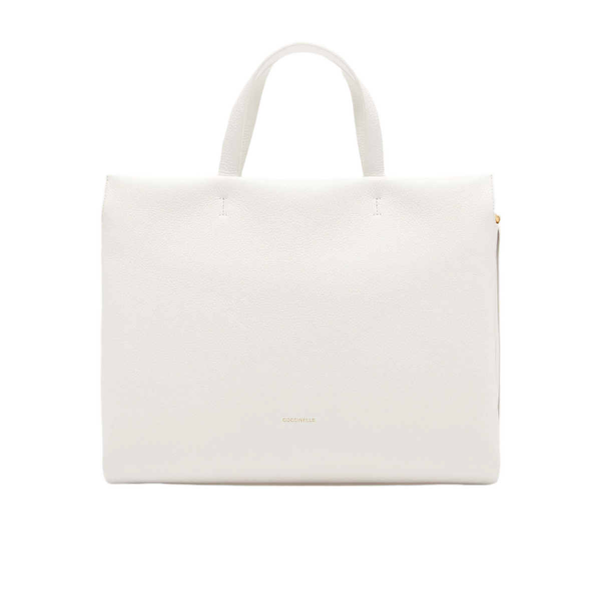 Coccinelle Boheme Large Brillant White Handbag