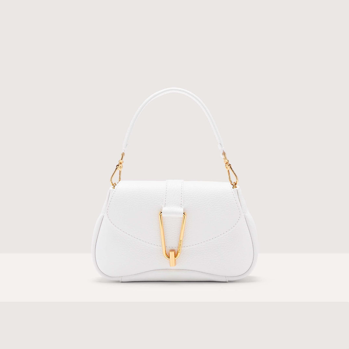 Coccinelle Himma Small Brillant White Handbag