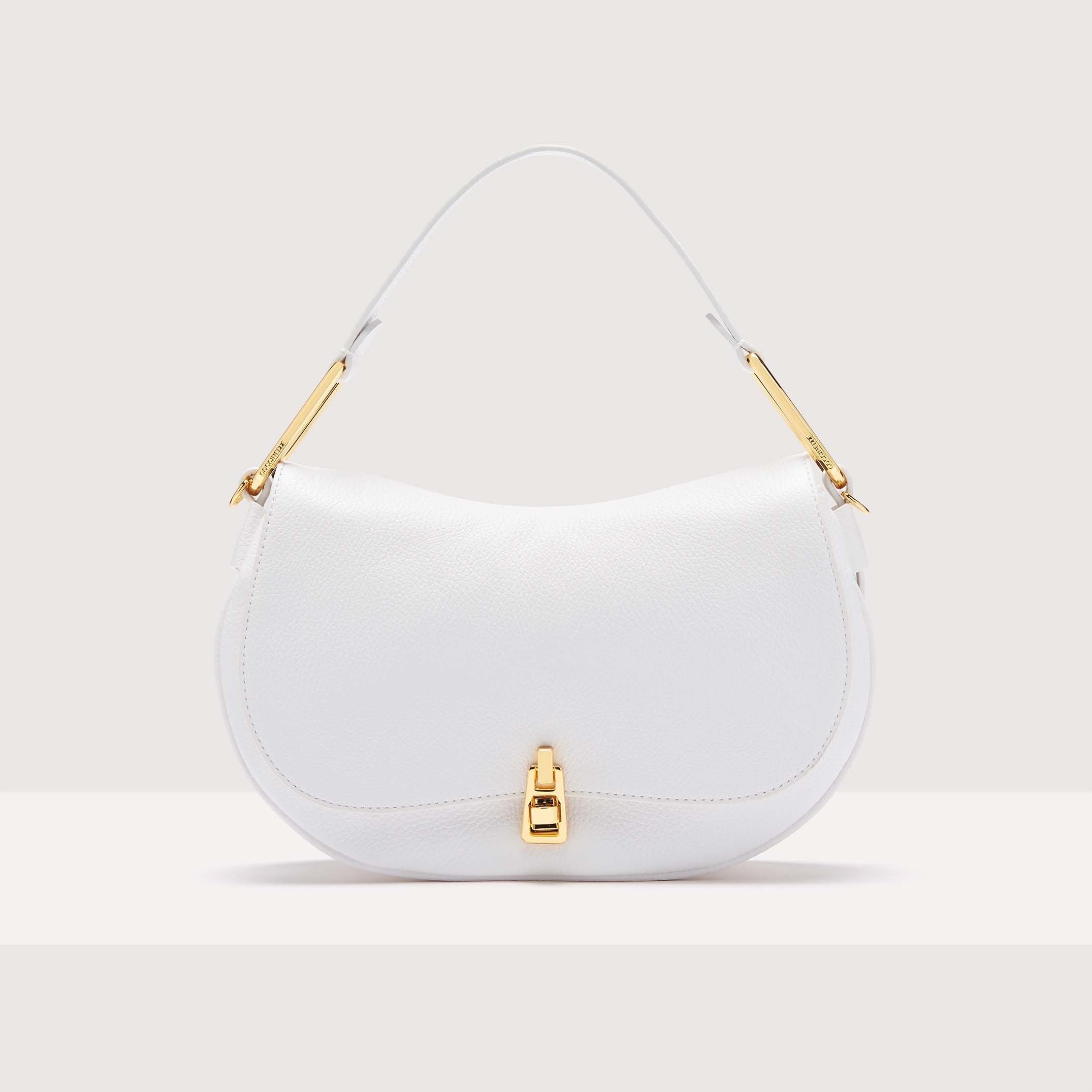 Coccinelle Magie Soft Medium Handbag Brillant White