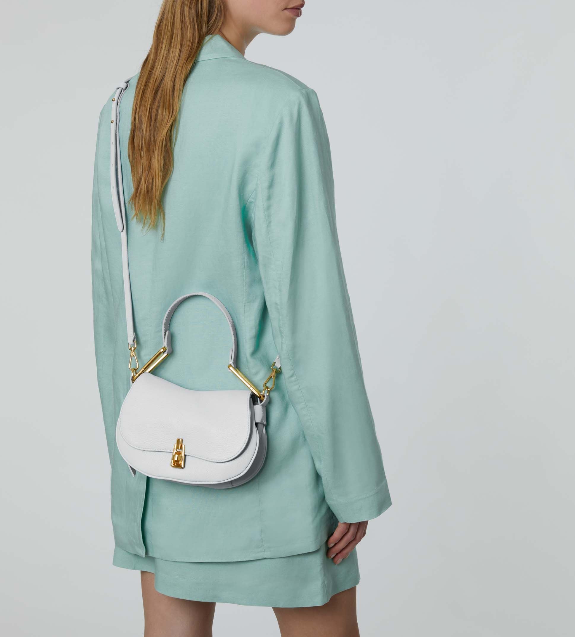 Shop the latest trending Coccinelle Magie Soft Mini Handbag White