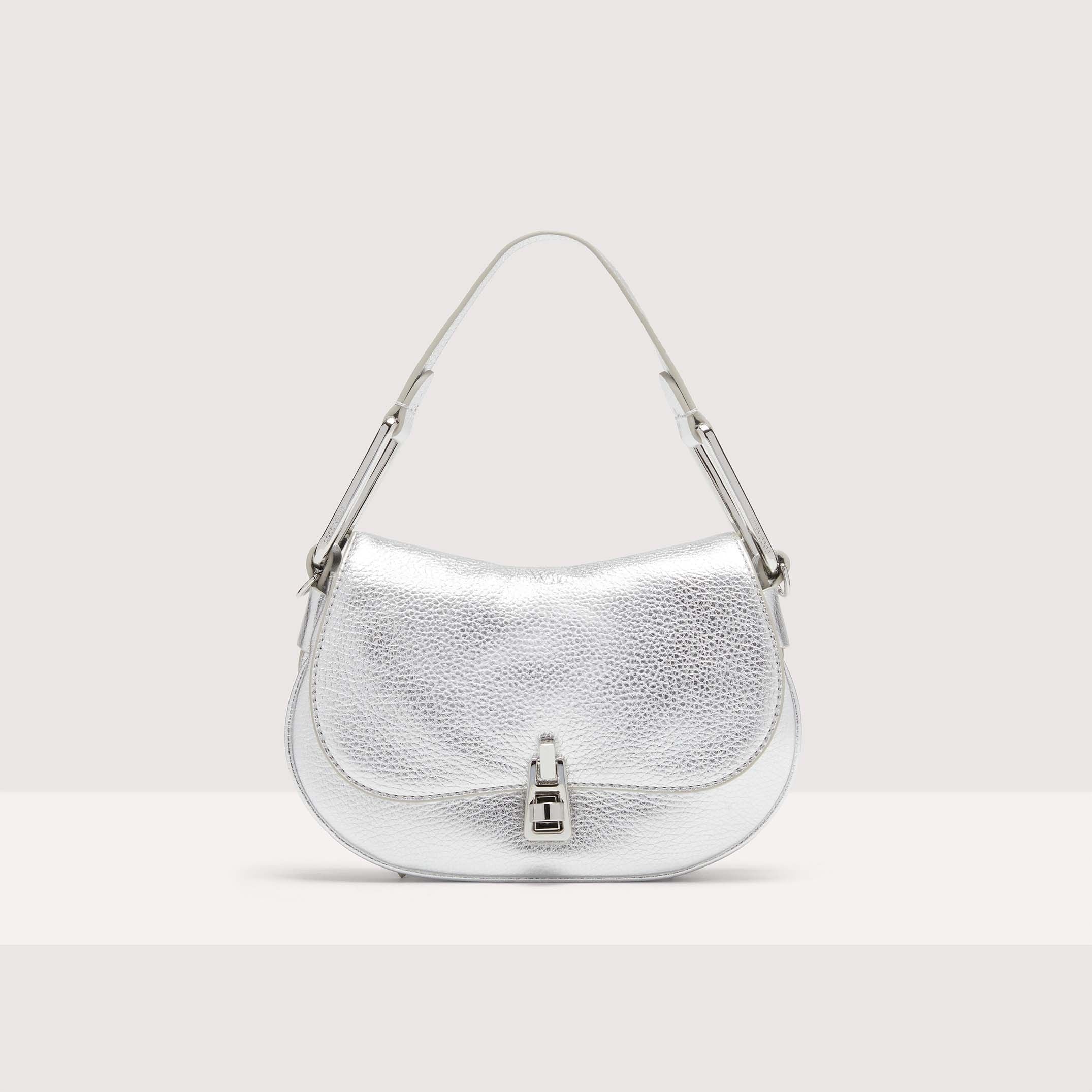 Coccinelle Magie Soft Mini Silver Handbag