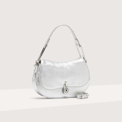 Coccinelle Magie Soft Mini Silver Handbag