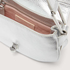 Coccinelle Magie Soft Mini Silver Handbag