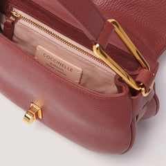 Coccinelle Magie Soft Mini Handbag - Burgundy