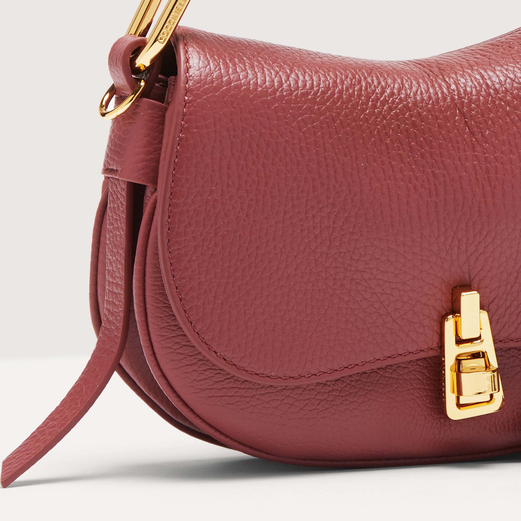 Coccinelle Magie Soft Mini Handbag - Burgundy