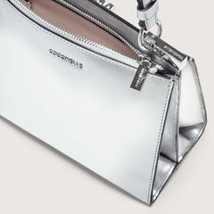 Coccinelle Binxie Mirror Silver Handbag