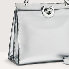 Coccinelle Binxie Mirror Silver Handbag