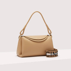 Coccinelle Eclyps Medium Shoulder Bag Fresh Beige