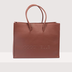 Coccinelle Myrtha Maxi Log Handbag - Burgundy