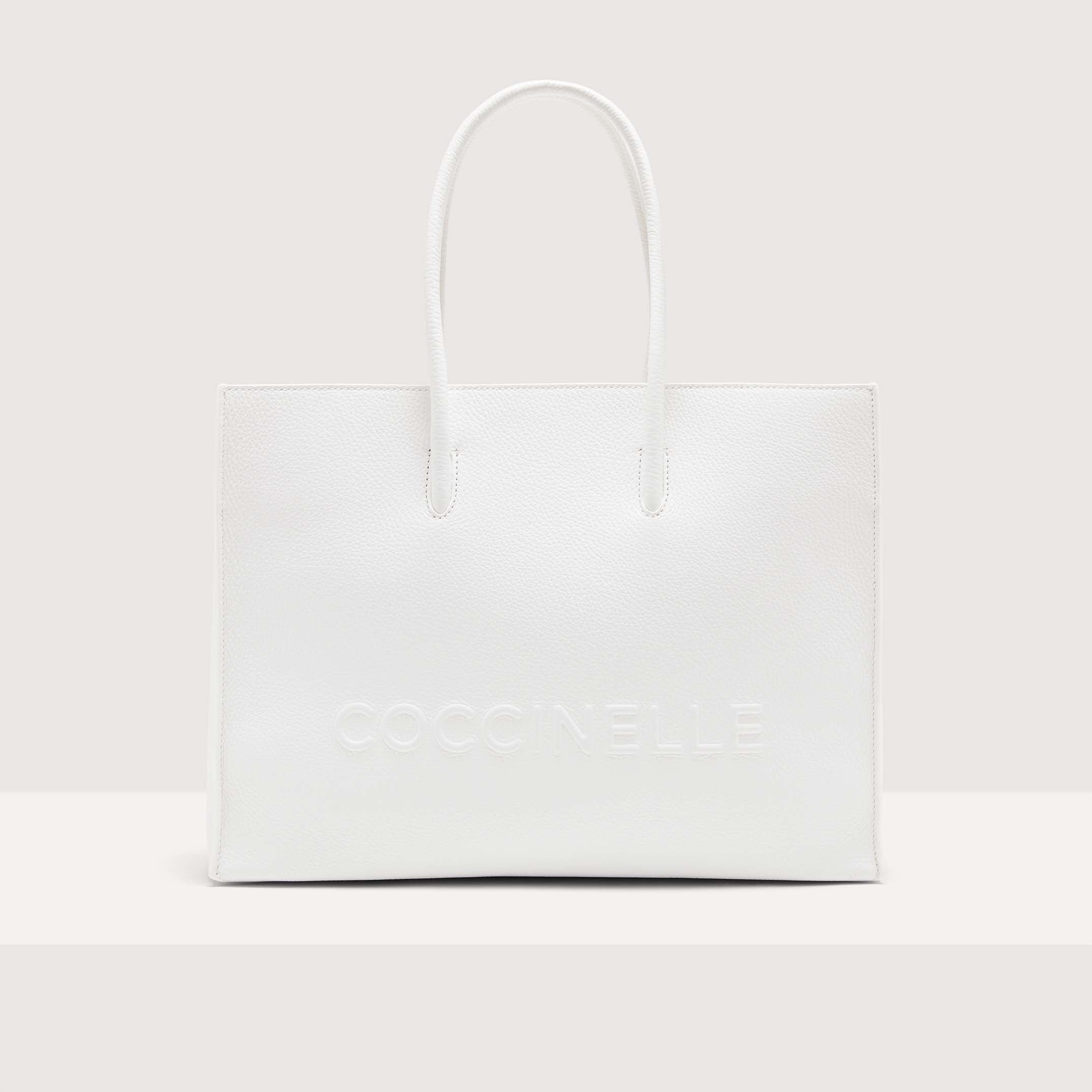 Coccinelle Myrtha Maxi Logo Medium Tote Bag