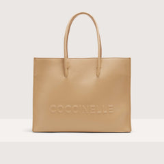 Coccinelle Myrtha Maxi Logo Medium Tote Bag