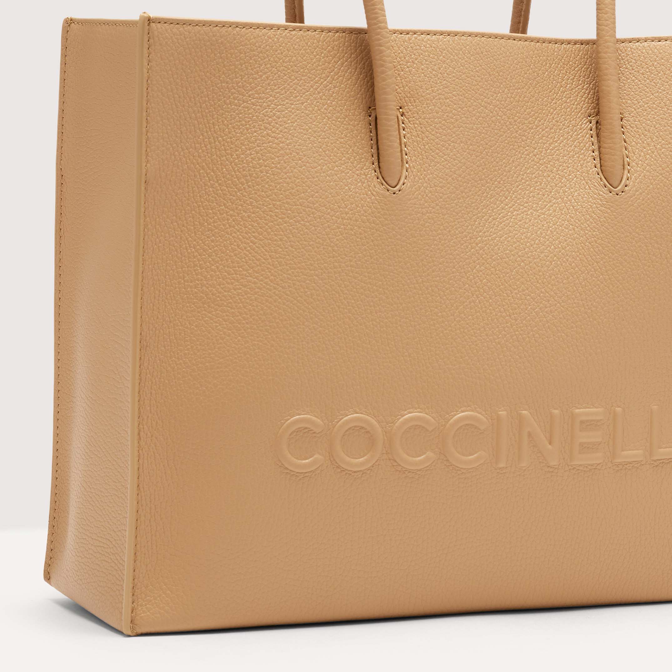 Coccinelle Myrtha Maxi Logo Medium Tote Bag