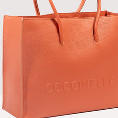 Coccinelle Myrtha Maxi Log Handbag - Red