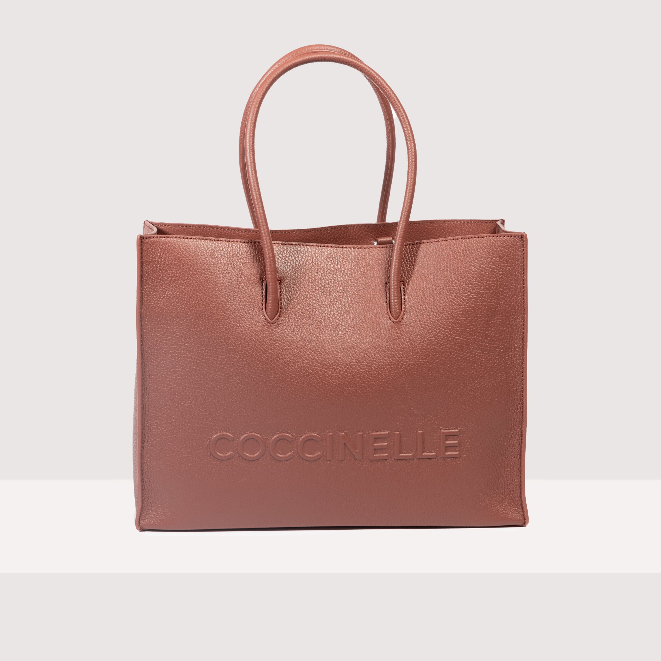 Coccinelle Myrtha Maxi Log Handbag - Burgundy