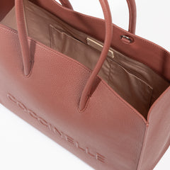 Coccinelle Myrtha Maxi Log Handbag - Burgundy