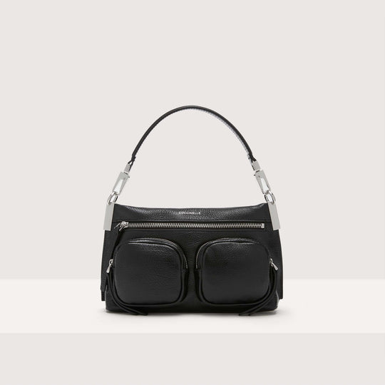 Coccinelle Hyle Shiny Goat Small Shoulder Bag