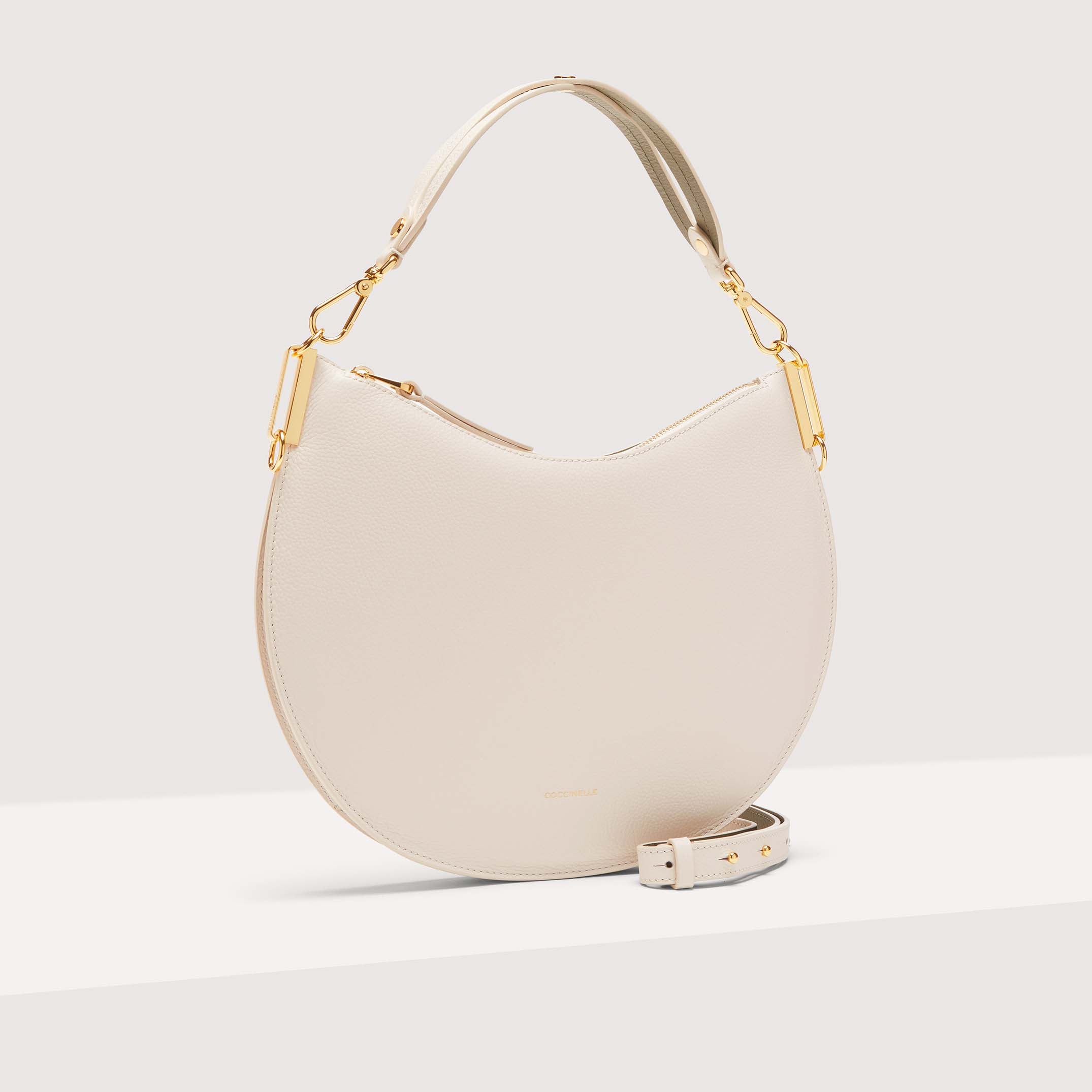 Coccinelle Sunup Medium Hobo Bag - White