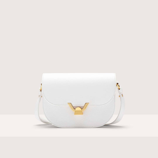 Coccinelle Dew Small Crossbody Bag Brillant White