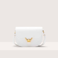 Coccinelle Dew Small Crossbody Bag Brillant White