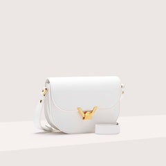 Coccinelle Dew Small Crossbody Bag Brillant White