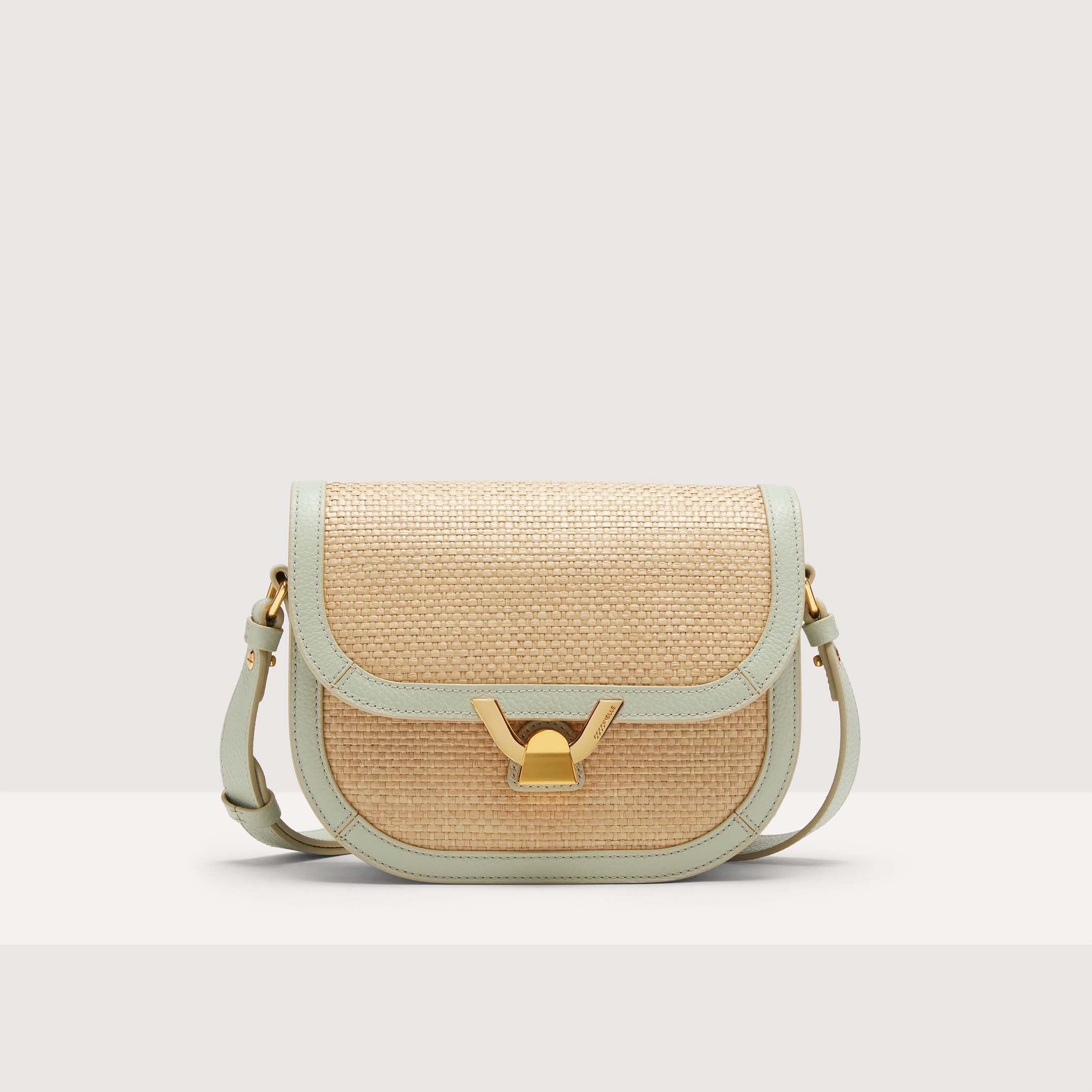 Coccinelle Dew Straw Small Crossbody Bag