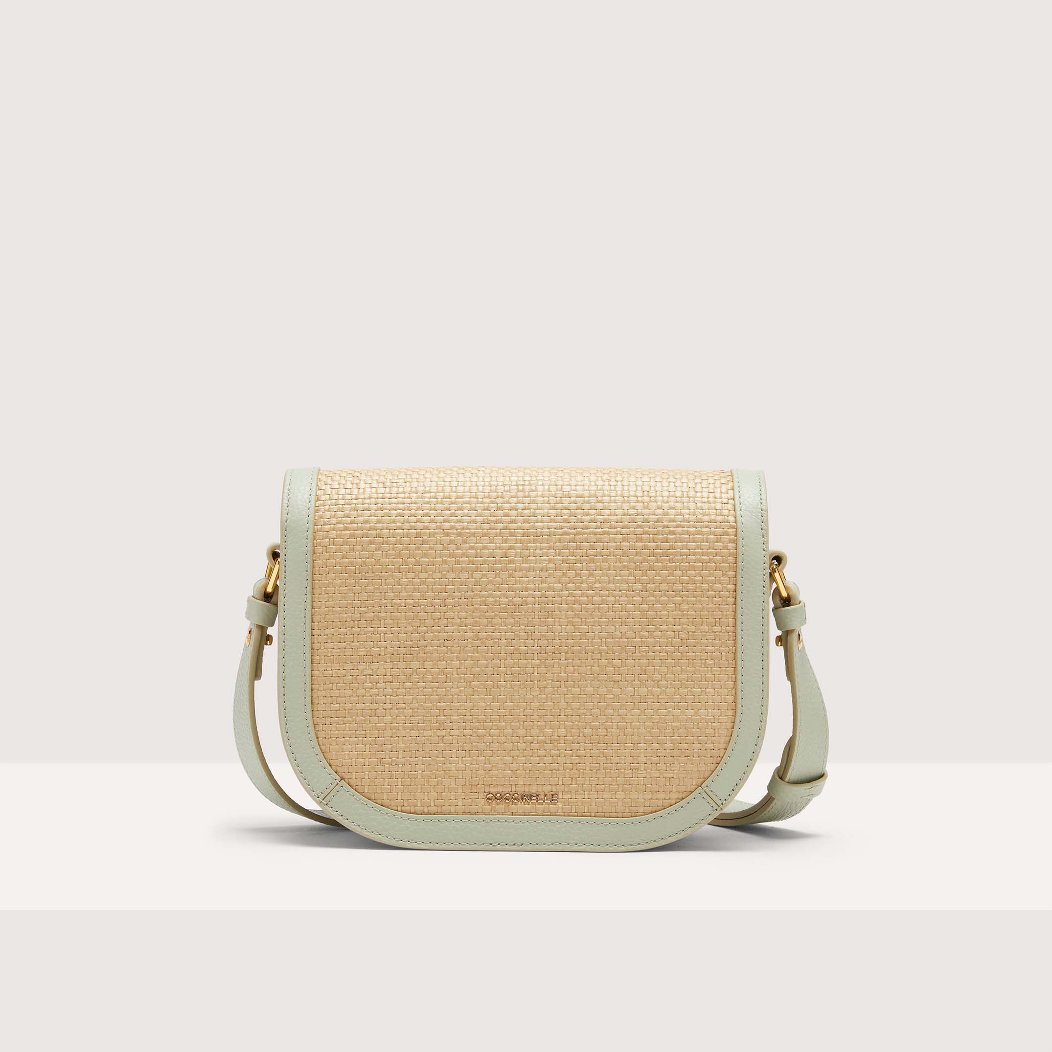 Coccinelle Dew Straw Small Crossbody Bag