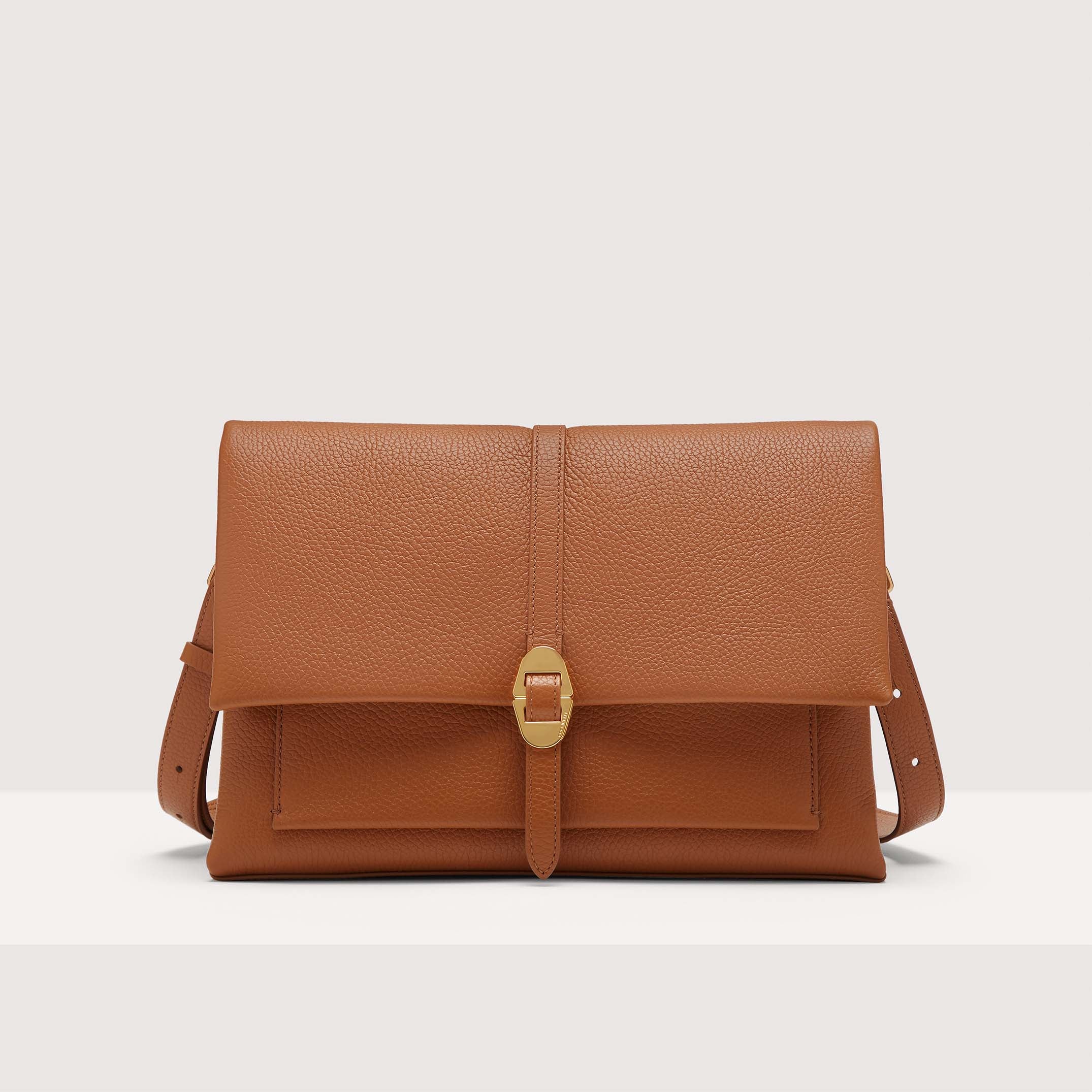 Coccinelle Dorian Medium Shoulder Bag - Brown