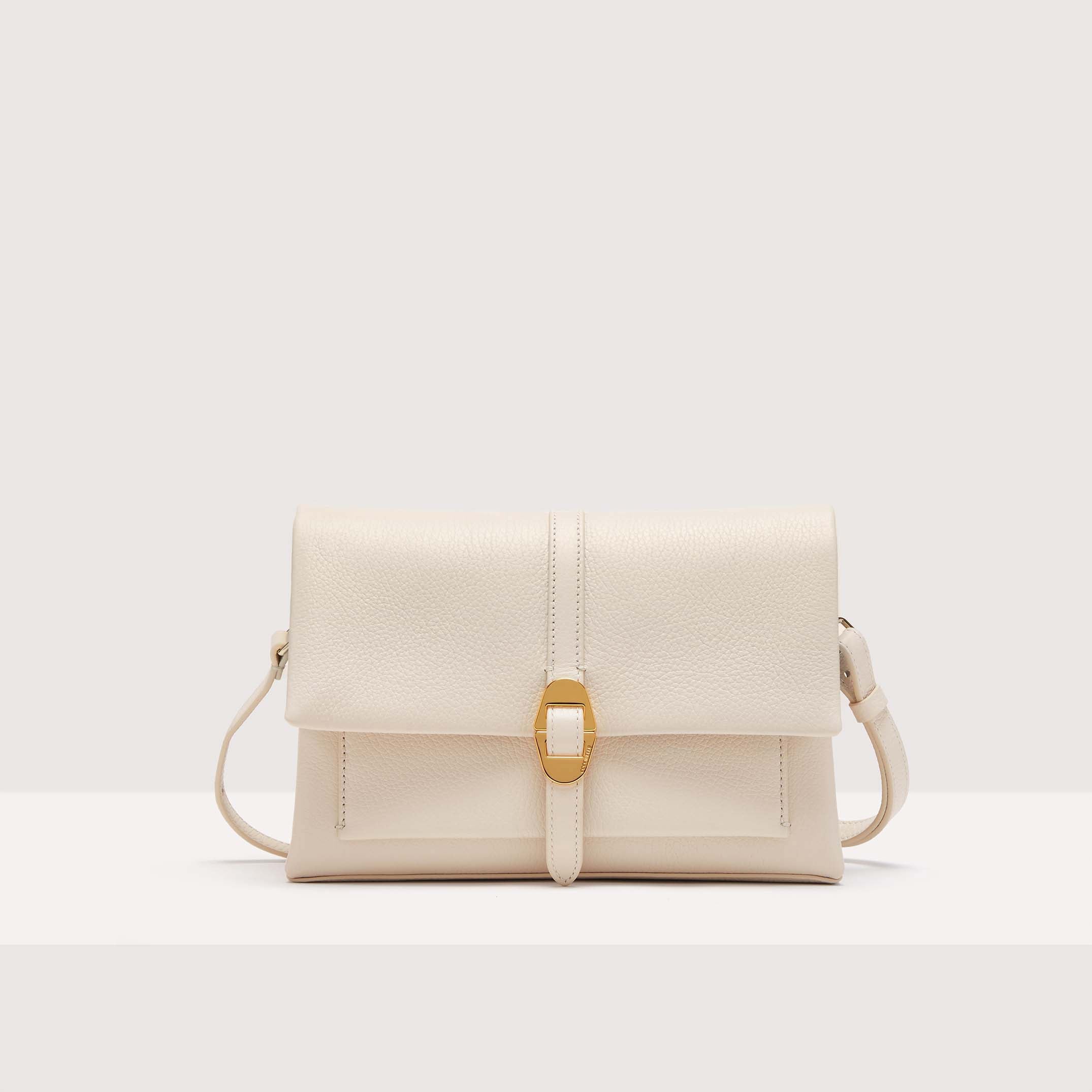 Coccinelle Dorian Small Shoulder Bag - White