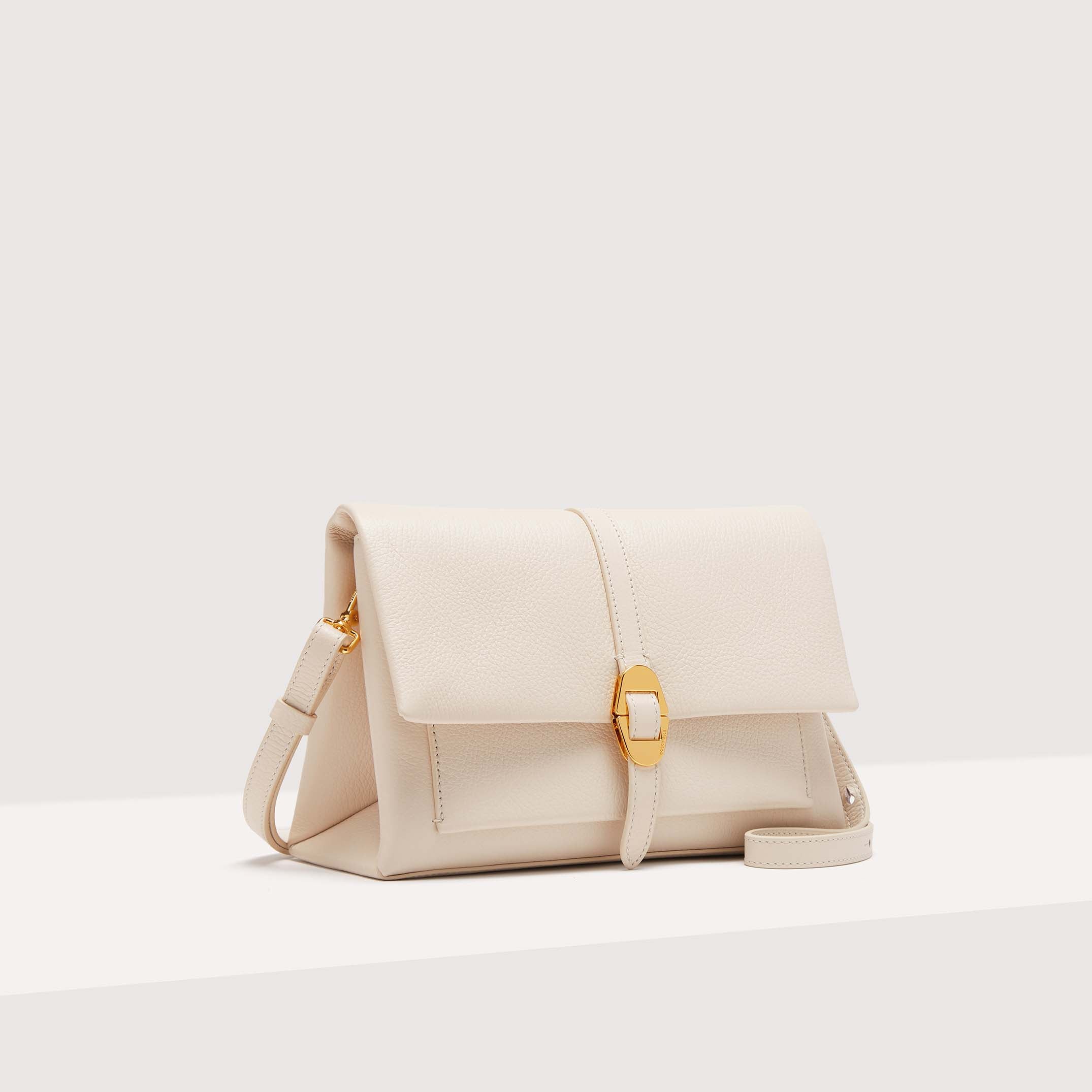 Coccinelle Dorian Small Shoulder Bag - White