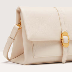 Coccinelle Dorian Small Shoulder Bag - White