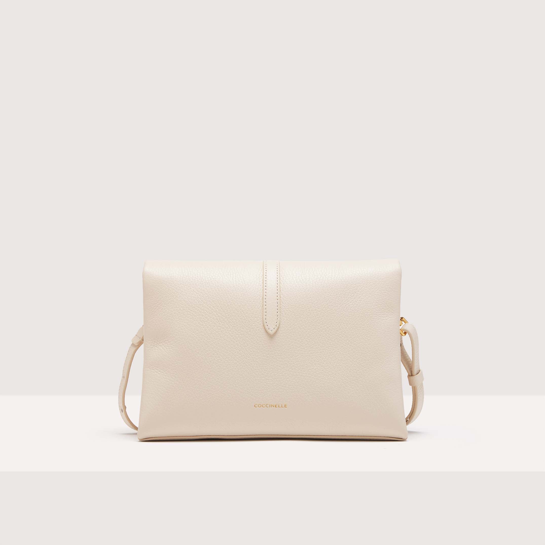 Coccinelle Dorian Small Shoulder Bag - White