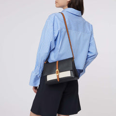 Coccinelle Dorian Tricolor Small Shoulder Bag