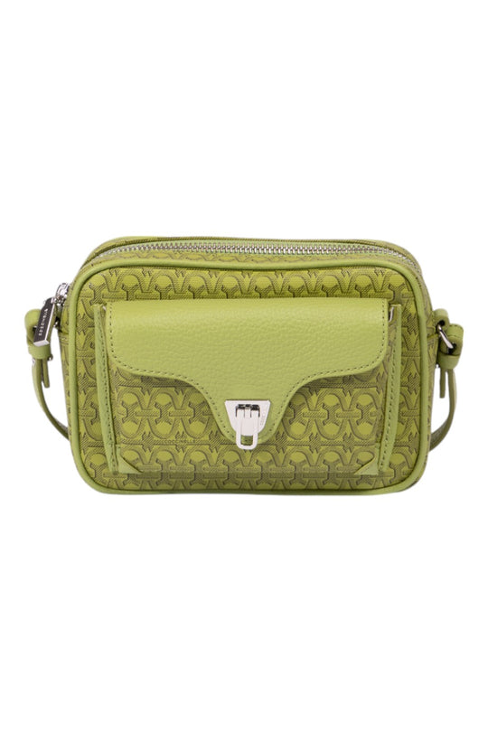 Coccinelle Beat Coated Monogram Crossbody Bag Small