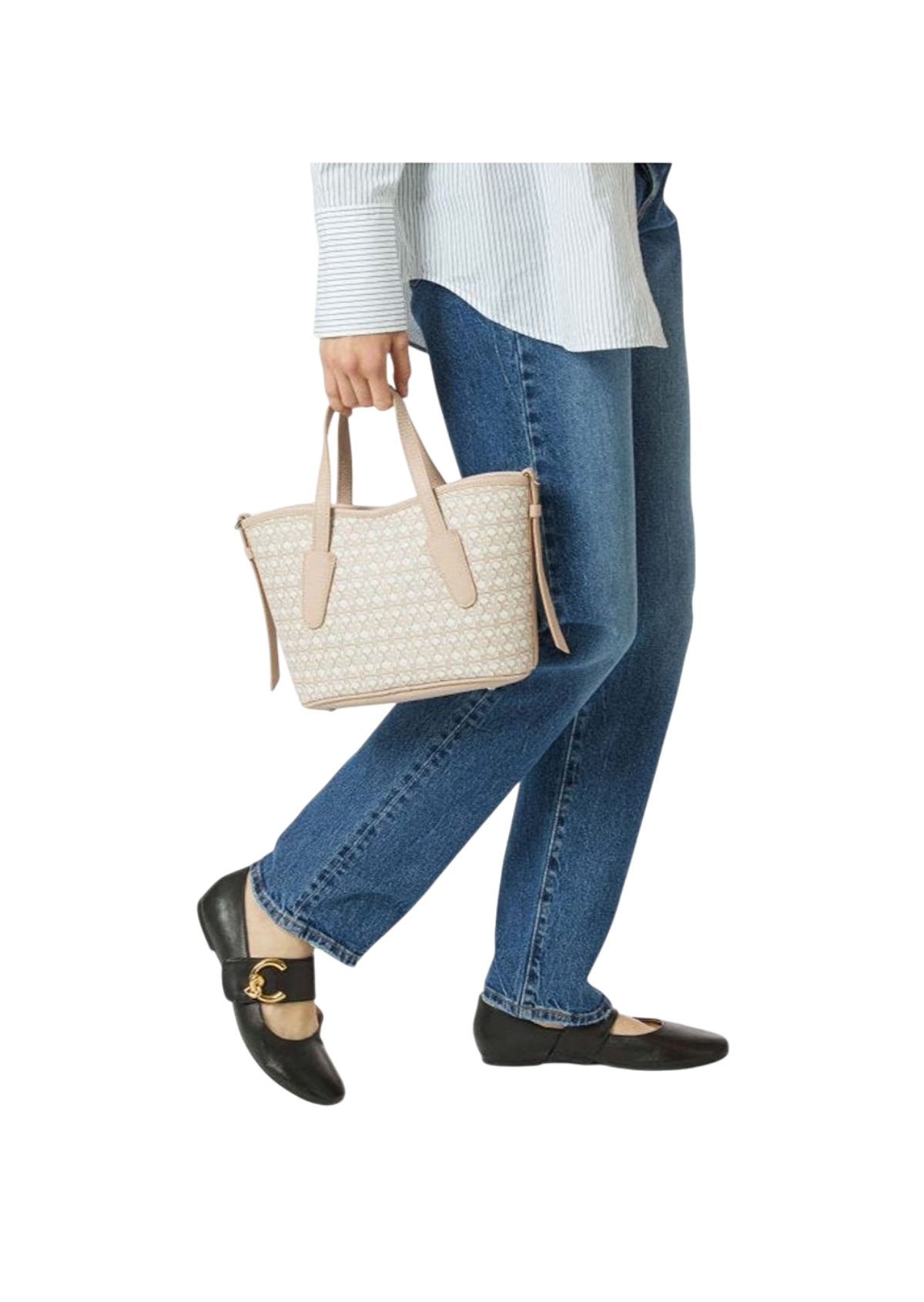 NEW NEVER WIT.B.COATED MO Top Handle Bag