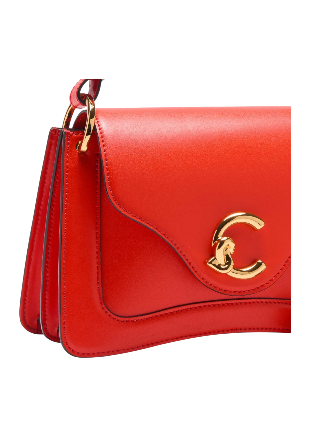 C-Me Calf Top Handle Bag Small