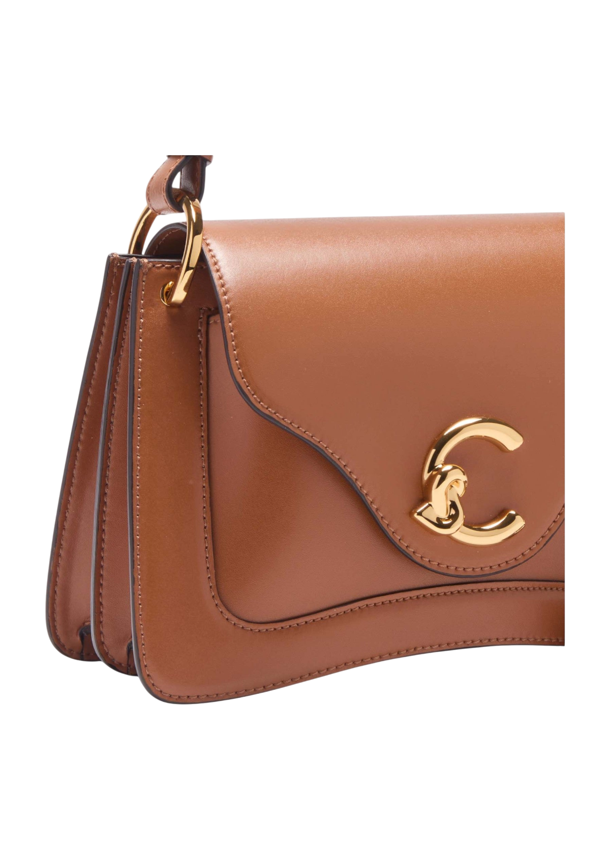 C-Me Calf Top Handle Bag Small