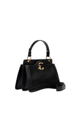 C ME CALF COCK Top Handle Bag