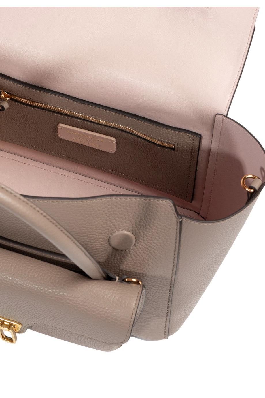 DOUBLE BEAT Top Handle Bag