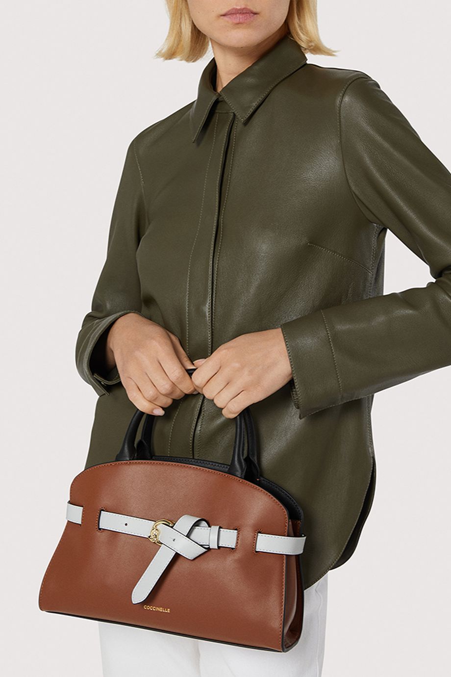 SABINE TRICOLOR Top Handle Bag