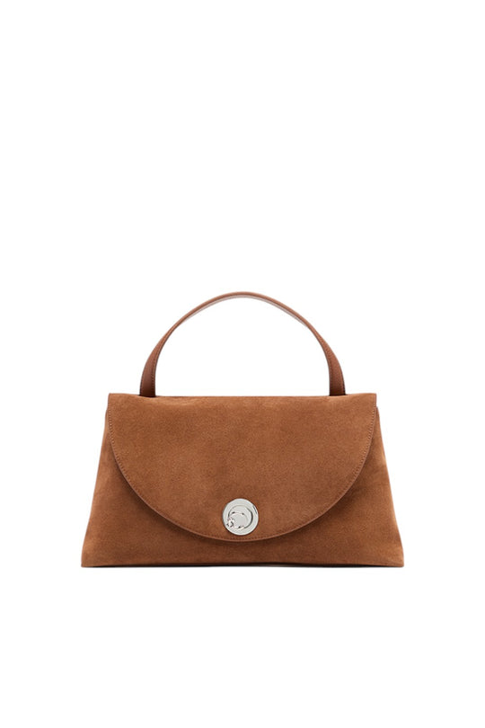 NIKLA SUEDE Top Handle Bag