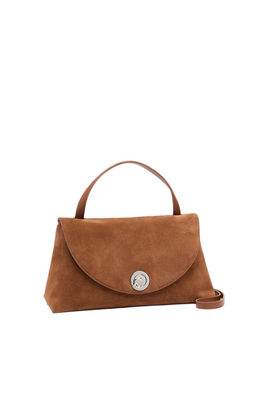NIKLA SUEDE Top Handle Bag