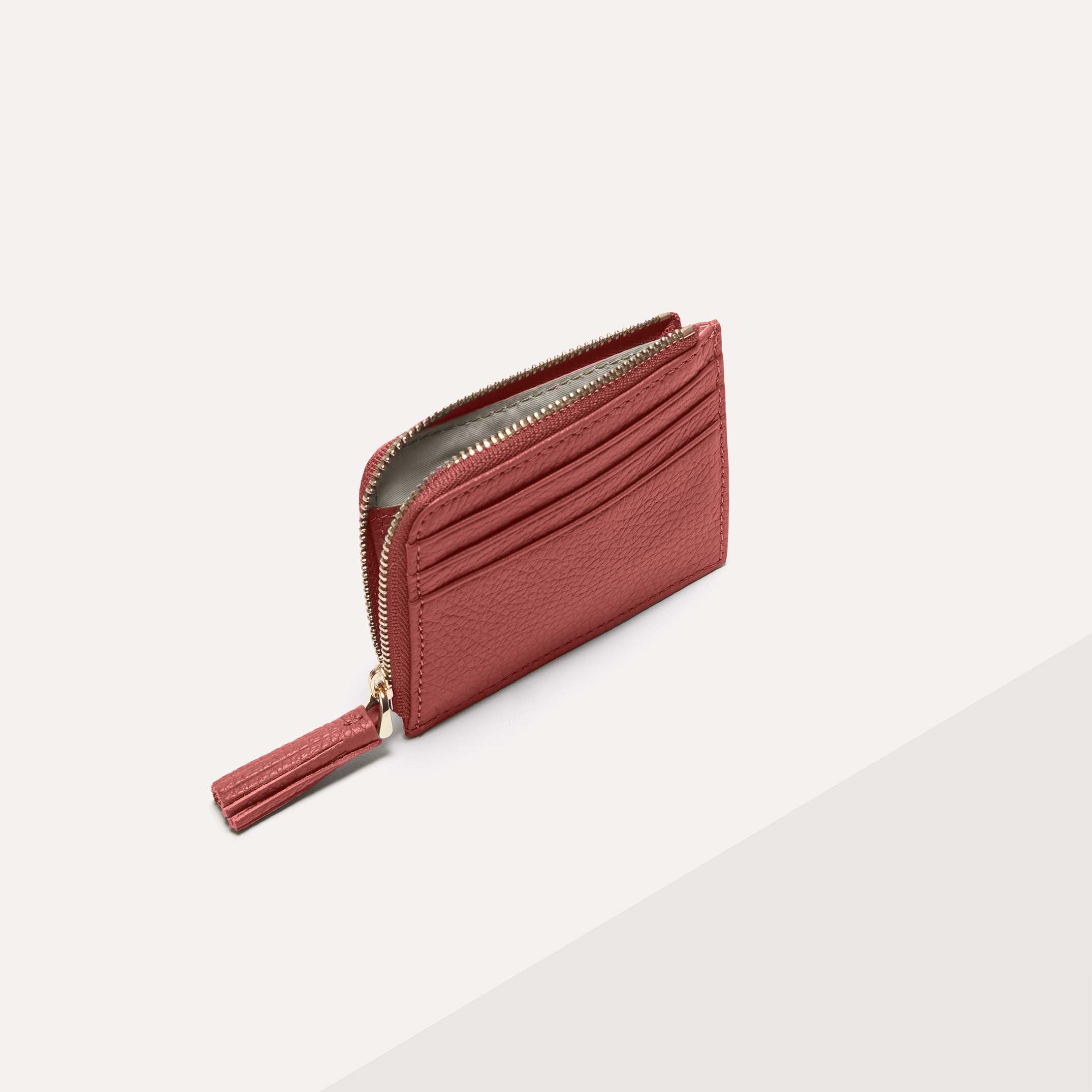 Coccinelle Tassel Document Holder - Burgundy