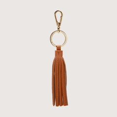 Coccinelle Tassel Cuir Metal Key Ring