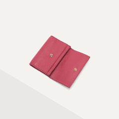 Coccinelle Metallic Soft Card Holder - Pink