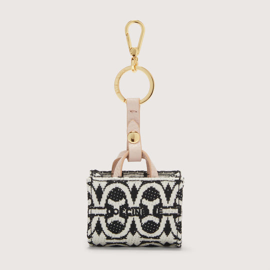 Coccinelle Micro Never Without Bag Monogram Key Ring