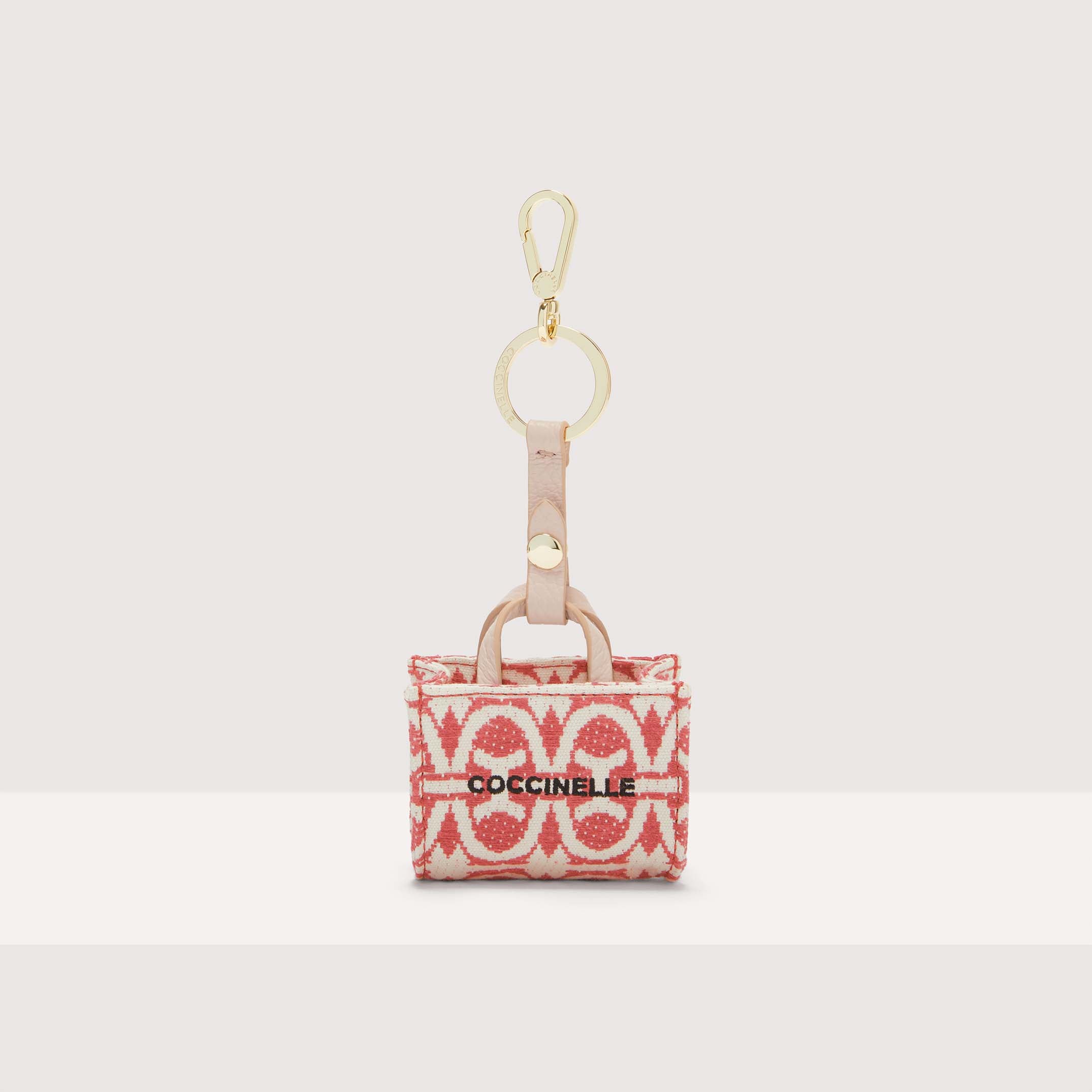Coccinelle Micro Never Without Bag Monogram Key Ring