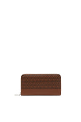 METALLIC COATED MONOGRAM Wallet