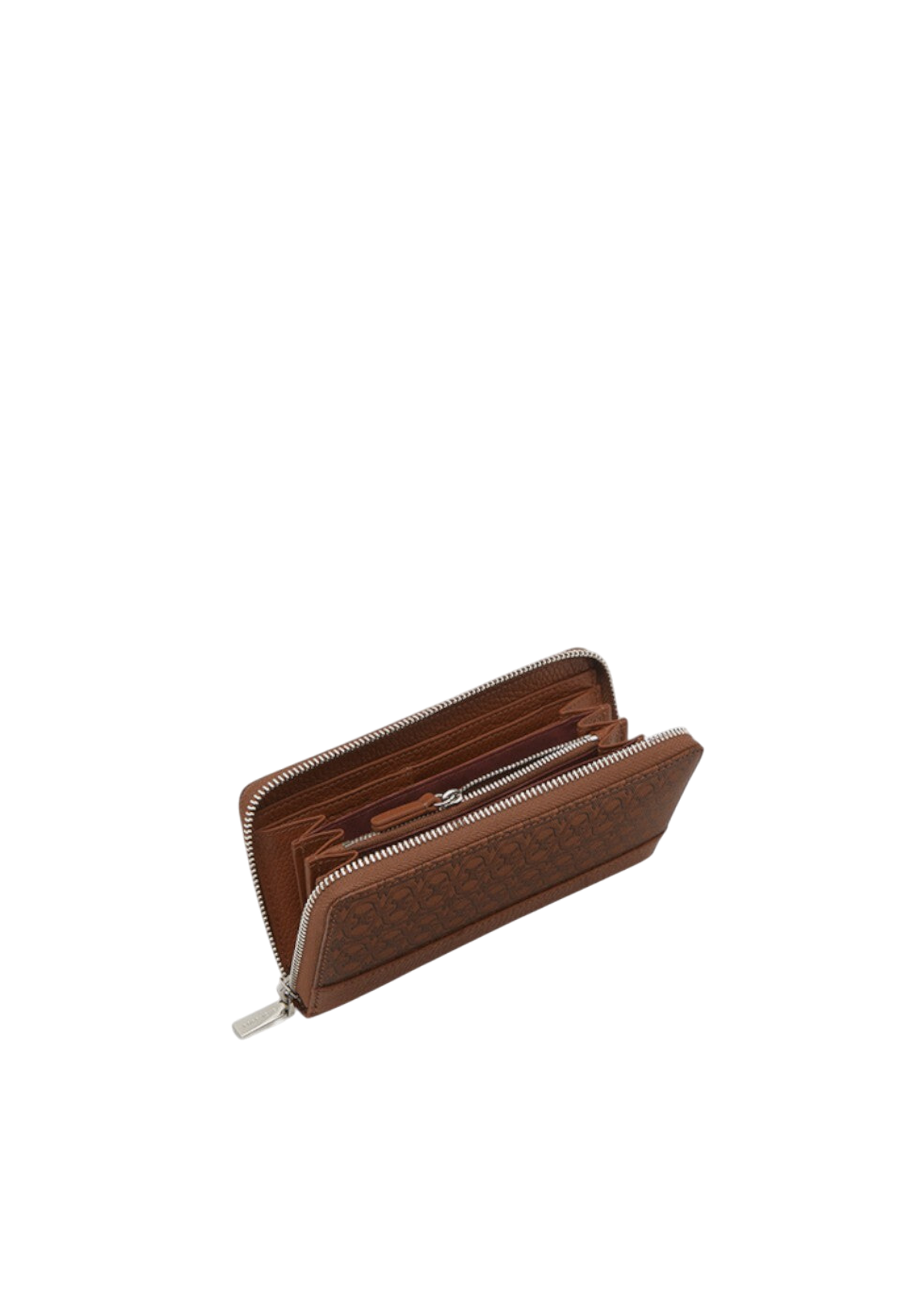 METALLIC COATED MONOGRAM Wallet