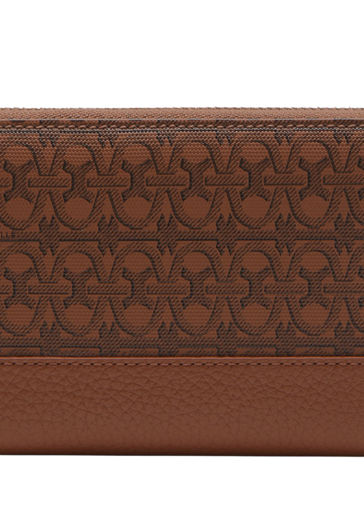 METALLIC COATED MONOGRAM Wallet