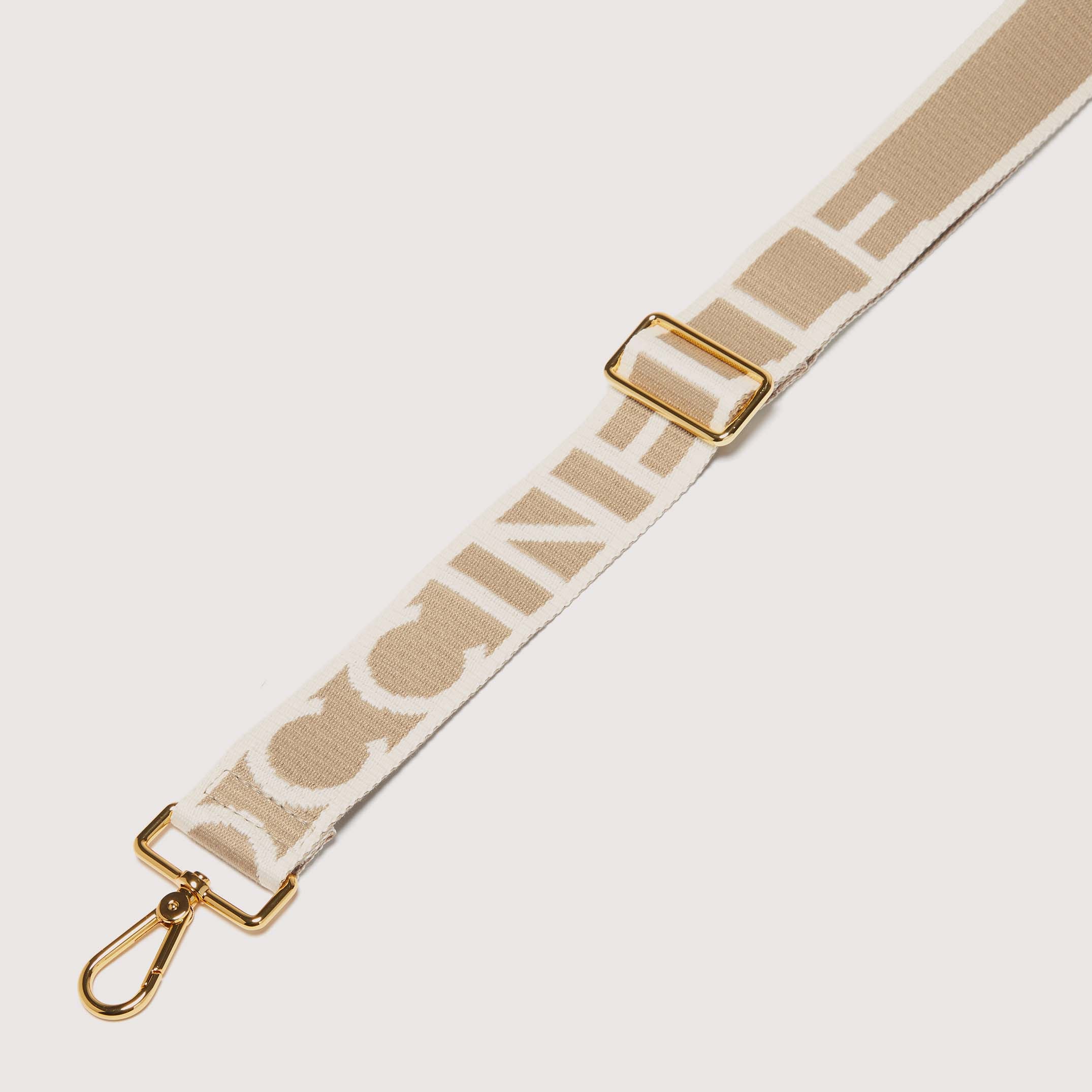 Coccinelle Logo Shoulder Strap - Beige